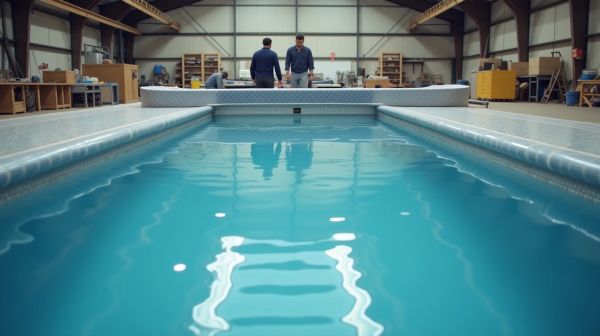 Maîtriser la fabrication de piscines coque polyester sur mesure